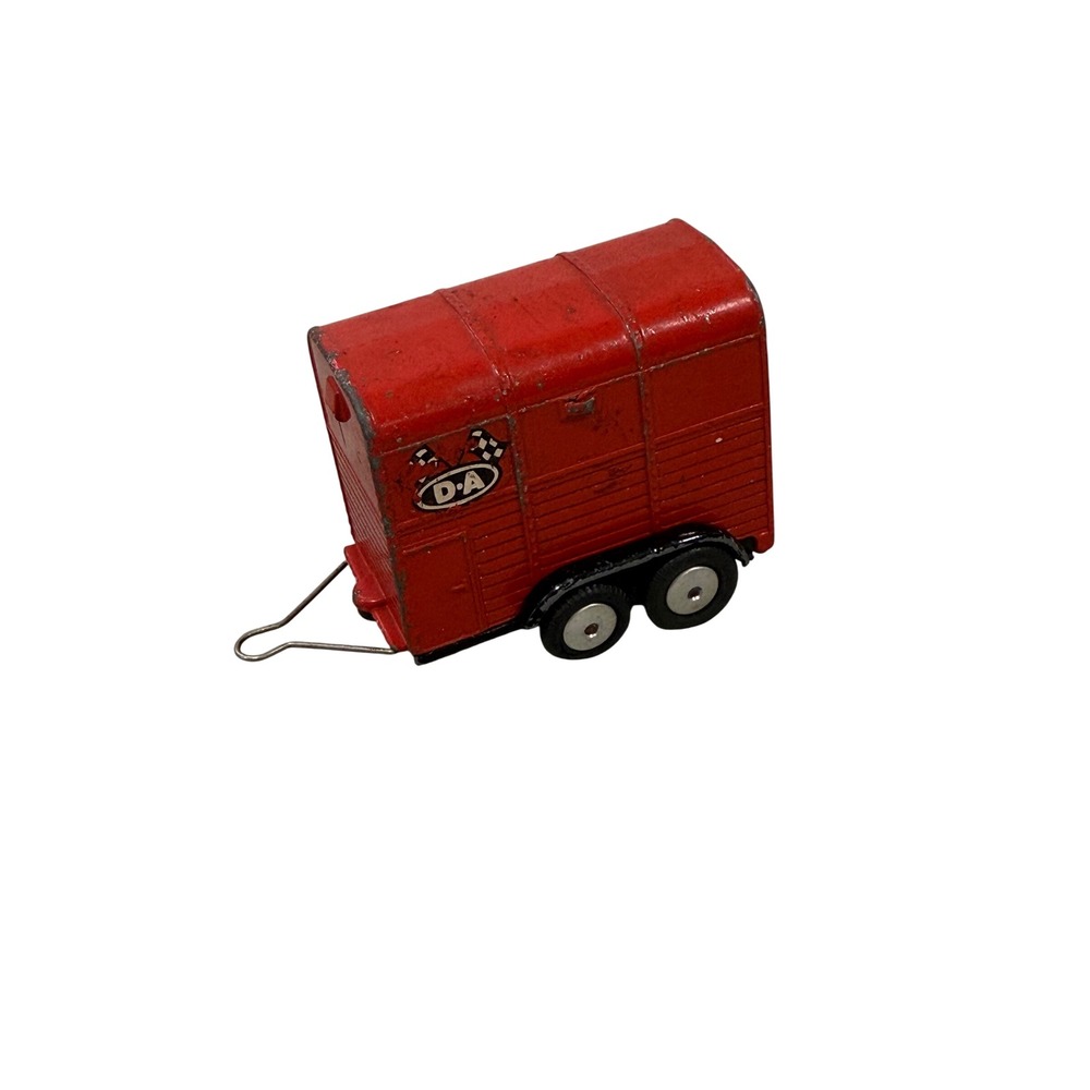 VTG Corgi Toys Rice Pony Trailer Red Diecast Horse Trailer Made in GT Britain